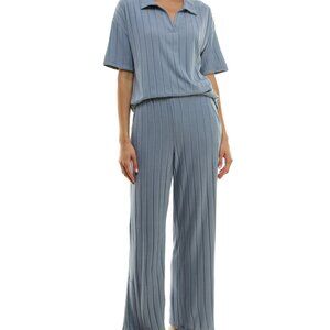 Roudelain Women's 2-Pc. Whisper Wide Rib Pajamas Set